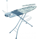 Гладильная доска НИКА "ЭЛЬЗА ДЕ ЛЮКС тефлон" (Металл 1220х400) пу,пр, пд/б, удл.+держ чехол микс