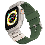Силиконовый ремешок DEFENDER Loop для Apple Watch 42_44_45_49мм хаки