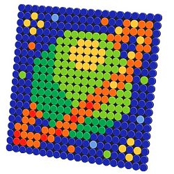 Конструктор-картина «Космос», размер 16 × 16 см, в пакете