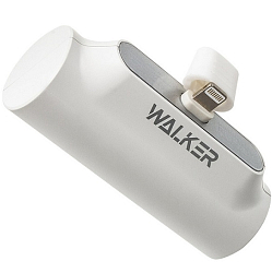 Внешний АКБ WALKER WB-950 Mini, (5000mAh), Lightning, белый