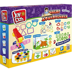 Масса для лепки Joy Doh, набор PRESCHOOL - НАБОР ДОШКОЛЬНИКА, чудо-машинка PRESCL-600 pot