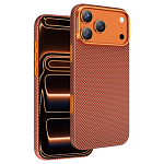 Задняя накладка KEEPHONE KEVILAR NORRA MAGSAFE CASE для iPhone 17 PRO MAX (CORAL ORANGE)