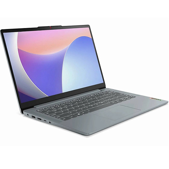 Ноутбук 14" LENOVO IdeaPad 3 Slim 14IRU8 (Intel Core i3-1305U/ 8GB/ SSD 256GB/ DOS) (82X6001GPS), серый 