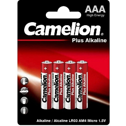 Элемент питания CAMELION LR03 Plus BL-4 (4/48/1152)