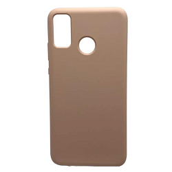Задняя накладка SILICONE COVER  для Honor 9X Lite бежевый