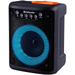 Колонка портативная DEFENDER Funky черно-оранжевый