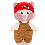 Мягкая игрушка Котик Котти в комбинезоне 32 см