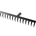 Грабли стальные, 14 прямых зубьев, без черенка// Сибртех 61747