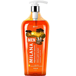 Гель для душа GraSS "Milana MEN Африканская саванна с маслом виноградной косточки"(флакон 750мл) 125781