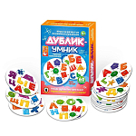Дублик-умник «Буквы и фигуры» (60 карточек) 02485