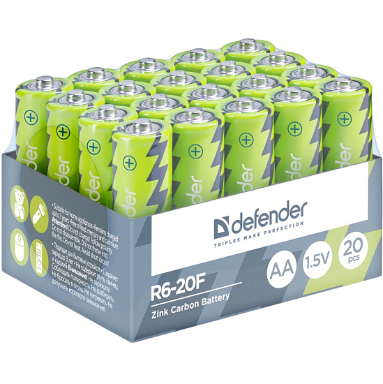 Элемент питания DEFENDER R06 20F (20/100), (арт.56016)