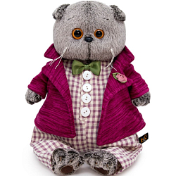 Мягкая игрушка Басик в комбинезоне и пиджаке , 19 см (Ks19-226)