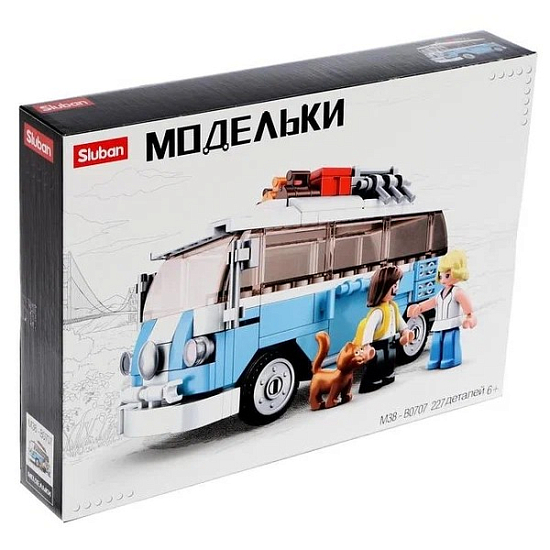 Конструктор SLUBAN "Модели машин" (227 дет) 38-0707