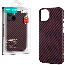 Задняя накладка HOCO для iPhone 14 Carbon Ultra-Thin MagSafe