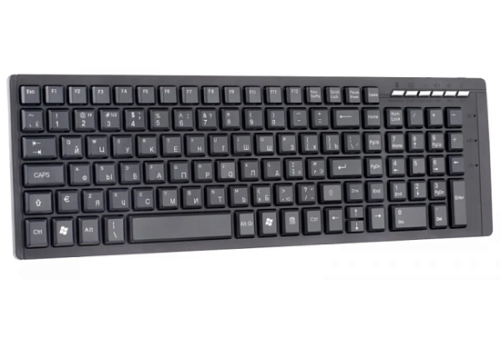 Клавиатура PERFEO PF-8005 PYRAMID, Multimedia, USB, чёрная