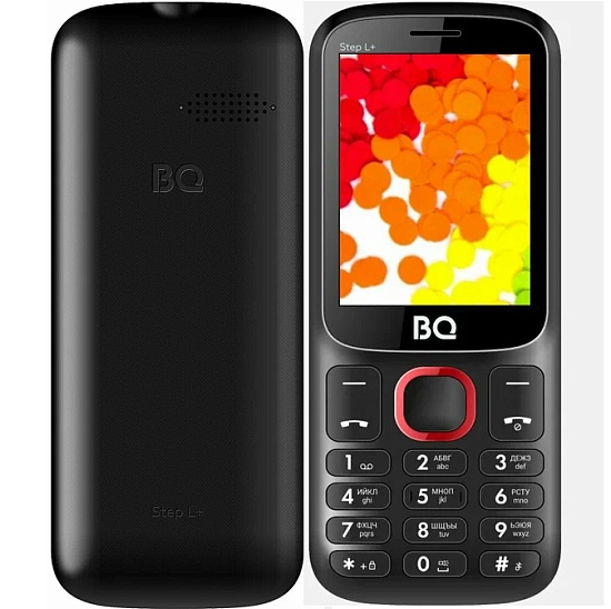 Телефон BQ 2440 Step L+ Black+Red (Уценка)