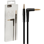 Кабель Jack 3.5 <--> Jack 3.5  1.2м ISA Г-образный штекер черный