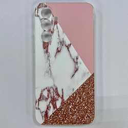 Задняя накладка NONAME для Samsung Galaxy A54 5G силиконовый супертонкий,защищает камеру прозрачный, цвет горчичный