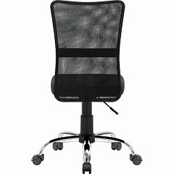 Кресло DEFENDER Optima черный,сетка,без подлокотников