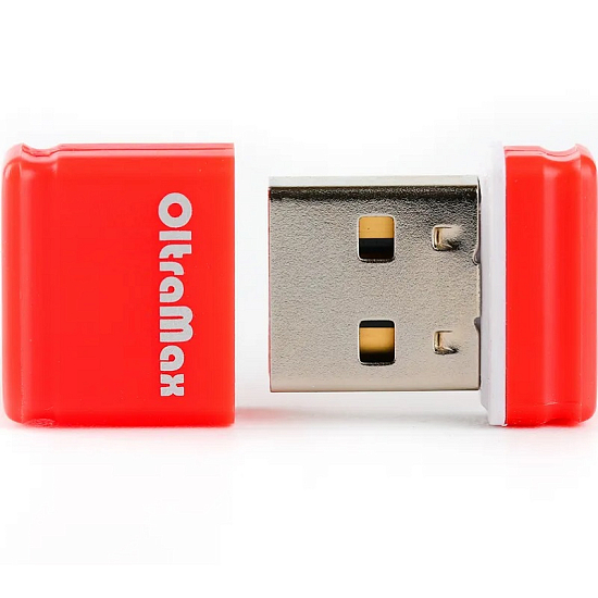 USB 32Gb OltraMax Drive 50 Mini series оранжевый/красный