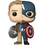 Фигурка Funko POP! Bobble Marvel Infinity Saga Split Steve Rogers/Captain America (Exc) (1512) 87222