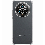 Силиконовый чехол DF для Realme 14 Pro (5G) DF rmAngle-11 прозрачный,  с защищенными углами