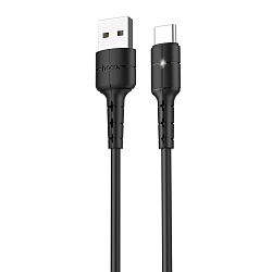 Кабель USB <--> Type-C  1.2м HOCO X30 Star чёрный