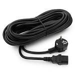 Кабель питания  1.8м GEMBIRD/CABLEXPERT PC-186A-VDE Schuko- C13, VDE, 10А, черный, угловой разъем, с заземлением, пакет