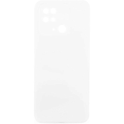 Силиконовый чехол SILICONE CASE для Xiaomi Redmi 10C белый