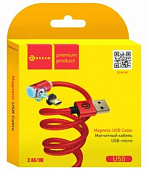 Кабель USB <--> Lightning  1.0м DREAM U50 магнитный красный