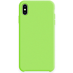 Силиконовый чехол SILICONE CASE для Iphone X/XS №60 ярко-зелёная трава