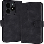 Чехол футляр-книга ZIBELINO Book Wallet для Realme C61 4G/C63 4G с магнитной застежкой (черный)