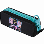 Пенал BRAUBERG с объемной "тракторной" молнией, 1 отделение, ткань, 22х8х6,5 см, Cool anime, 272342