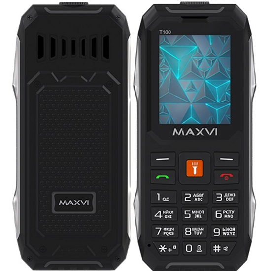 Телефон Maxvi T100 черный