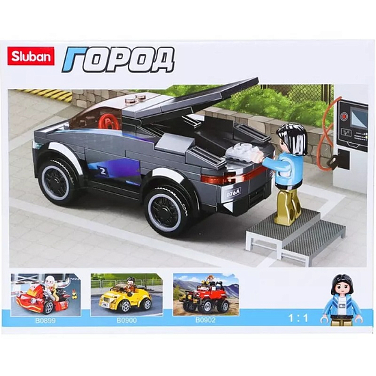 Конструктор SLUBAN Город «Кибертрак», 136 деталей