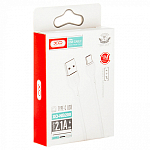 Кабель USB <--> Type-C  1.0м XO-NB200 белый