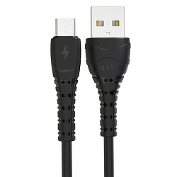 Кабель USB <--> microUSB  0.2м EARLDOM EC-132M, чёрный