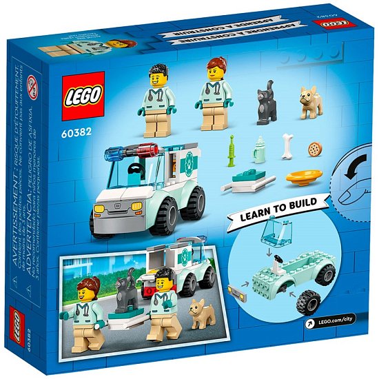 Конструктор LEGO City 60382 Спасатели-ветеринары