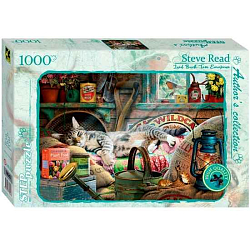 Пазл Step Puzzle 1000 "Вздремнувший Том" (Авторская коллекция)