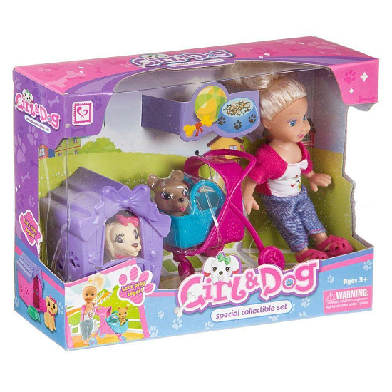 Игровой набор Кукла с питомцем Д78532