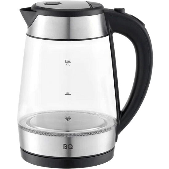 Чайник электрический BQ KT1738G Черный-Сталь