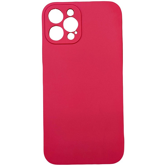 Задняя накладка LuazON для iPhone 12 Pro, Soft-touch силикон, красный