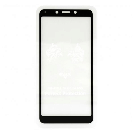 Противоударное стекло 9D NONAME для Xiaomi Redmi 6A черное, полный клей