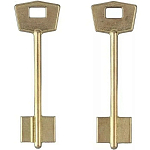 Заготовка ключа Кале-1 92*22,2*16,6 мм, лат., б/п.