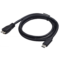 Кабель microUSB 3.0 <--> Type-C  1м CABLEXPERT CCP-USB3-mBMCM-1M пакет
