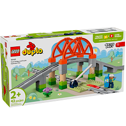 Конструктор LEGO DUPLO 10426 Железнодорожный мост и рельсы
