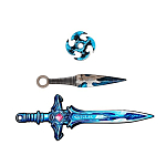 Деревянное оружие «Ледяной», меч, сюрикен, кунай, набор 3 шт 10831808