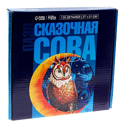 Пазлы фигурные «‎Сказочная сова»‎, 139 деталей 9341649