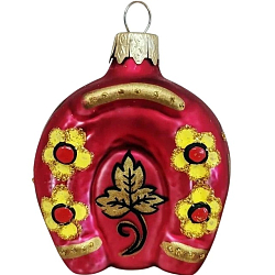 Елочное украшение "Подкова"(Символ года), в подарочной упаковке, h-6 см, ФУ-233