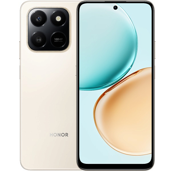 Смартфон Honor X7d 8/256Gb золотистый